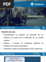 Aula 02 Introdução Programação Linear