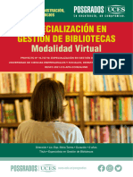 Especializacion en Gestion de Bibliotecas Virtual 10-23