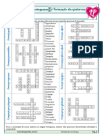 Formacao Das Palavras 2 Cruzadinha Professor