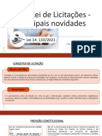 Lei de Licitações Principais Mudanças