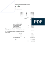 Analysis of Continuous Footing For Nodes 14 22 30 31 106.00 135.00 131.00 109.00