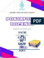 Portafolio Docente Basica I, II y III Ciclo