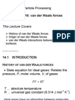 CHEE2940 Lecture 16 - Van Der Waals