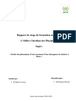 Etude Du Phénomène D'encrassement D'un Échangeur de Chaleur À Blocs