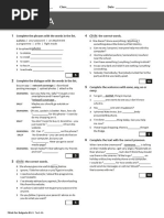 Think b1.1 Unit 4 Test A