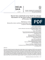 Forest Loss and Land Cover Land Use Change Dynamics in The Peri-Urban Rural Districts of Greater Kumasi - Ghana