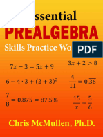 Essential Prealgebra Skills Practice Workbook - Chris McMullen