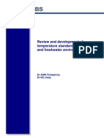 Temperature Standards Review and Development