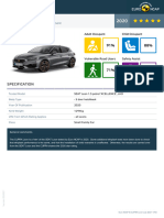 Euroncap 2020 Cupra Leon Datasheet