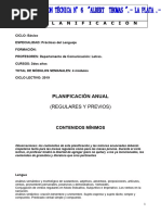 2dos Años Planificacion Lengua