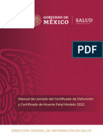 Manual Llenado Certificado de Defunción