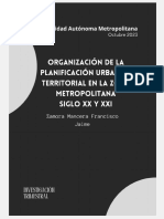 Desarrollo Territorial en La Zona Metropolitana de La CDMX