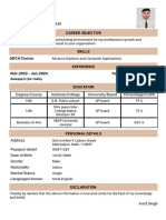 Resume - Amit Singh - Format7