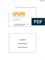 CLC-CLG UC Capítulo 1 - Classe 4 - Investimentos - Parte Terceira Ano Letivo 2023-2024 2 Diapositivos