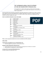 GPA Calculation