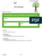 Nesrine-Progression Test ESL P3 Stages9+8+7 (2024-2022) - QP