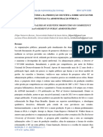 Análise Bibliométrica Da Produção Científica Sobre Gestão Por Competências Na Administração Pública