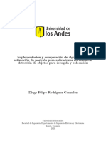 Implementación y Comparación de Algoritmos de Estimación de Posición para Aplicaciones en Tareas de Detección de Objetos para Recogida y Colocación