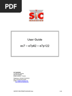 User Guide Ec7 Â - E7p62 Â - E7p122 - SIC-Venim S.R.O.