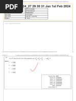 JEE Response Sheet