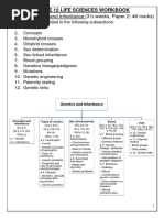 GR 12 LS Topic 5 - Genetics and Inheritance - 2021 - Workbook - RL