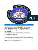 Press Release - 4.9.24 NAACP Alarmed The City of Alachua Precinct 53 Down Over 2hours