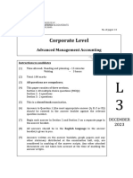 2023 - 12 - 11 - 147 - CL3 - Advanced Management Accounting - December 2023 - English