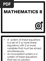 Solving Simultaneous Equations Using Algebraic Method