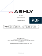 XR 1001 Electronic Crossover Operating Manual: Ashly Audio Inc