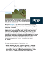 Causes of Landslides