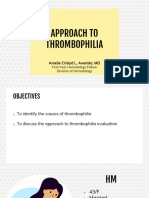 Approach To Thrombophilia