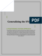 SNR Method As Positioning System