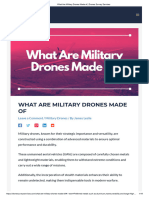 What Are Military Drones Made of - Drones Survey Services