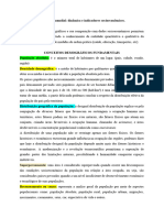 População Mundial - Dinâmica e Indicadores Socioeconômicos