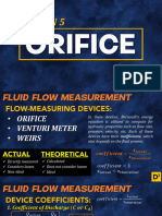 MIDTERM Lesson 5 Orifice