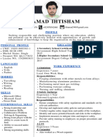 Hamad Professional CV Resume