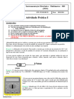 Atividade Prática Multimetro 2024