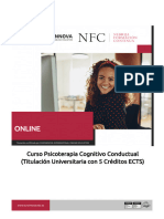 Curso Psicoterapia Cognitivo Conductual