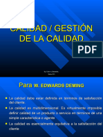 Calidad y Gestion de La Calidad - Parte 1