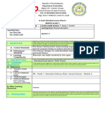 Pe Table Tennis 7 Lesson Plan Q2W6