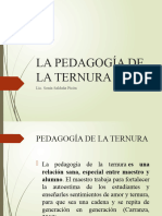 La Pedagogía de La Ternura