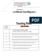 AI Unit 3 Knowledge and Reasoning