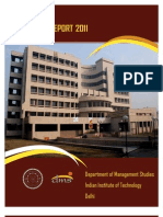 Placement Report 2011: Department of Management Studies Indian Institute of Technology Delhi