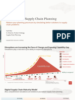 SCM - Mature Your Planning Processes by Simulating Better Solutions To Supply Chain Problems