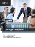 Training Curriculum: TIA Portal Module 011