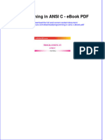 Full Download Book Programming in Ansi C PDF