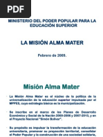 Mision Alma Mater