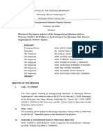 3rd Sangguniang Kabataan Regular Session February 03 2024