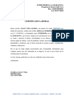 Certificado Laboral