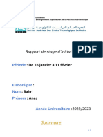 Rapport de Stage D